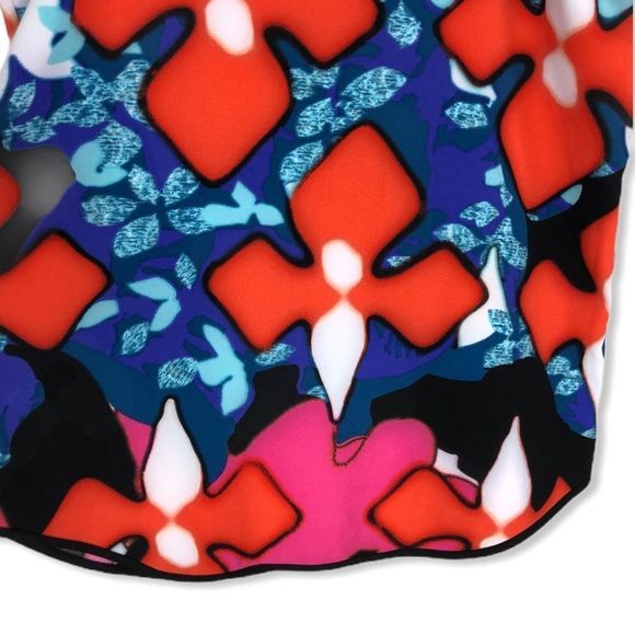 Peter Pilotto for Target Red Iris Floral Top - Picture 9 of 14